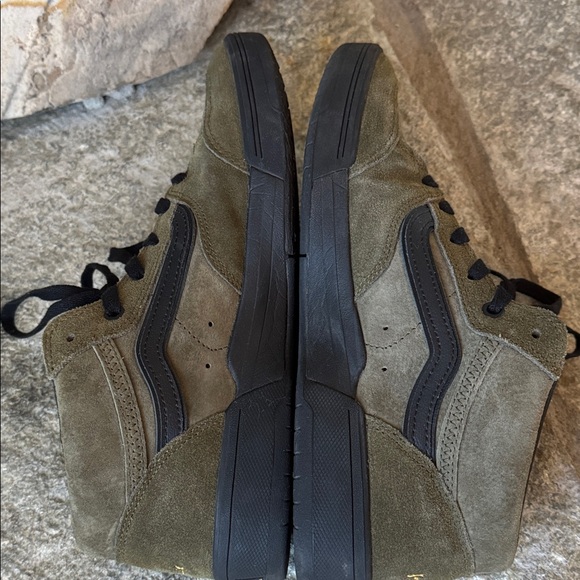 Vans Beatrice Domond Zanba Mid Skate Sneaker Mens size 11 in Olive - Picture 10 of 15